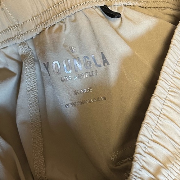 youngla tan drawstring cargo pants - Picture 5 of 9